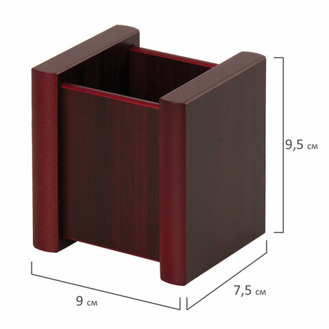 Набор подарочный настольный BESTAR "Platon" из дерева, 11 предметов, цвет "красное дерево", 236373