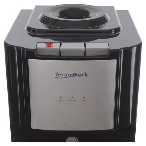 Кулер для воды AQUA WORK QRB-84В, напольный, НАГРЕВ/ОХЛАЖДЕНИЕ КОМПРЕССОР, холодильник, черный, 33353