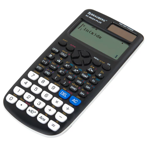Калькулятор инженерный BRAUBERG SC-991EX-Plus (165х84 мм), 552 функции,10+2 разрядов, двойное питание, 271726