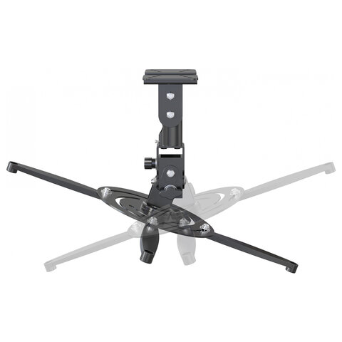 Кронштейн для проекторов настенно-потолочный CACTUS CS-VM-PR04-BK, высота 20,7 см, 21 кг