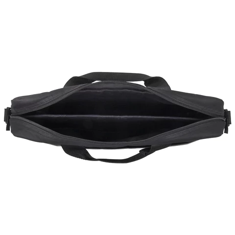 Сумка портфель BRAUBERG PRACTICAL с отделением для ноутбука 15,6", Grey line, черная, 29х40х7 см, 272604