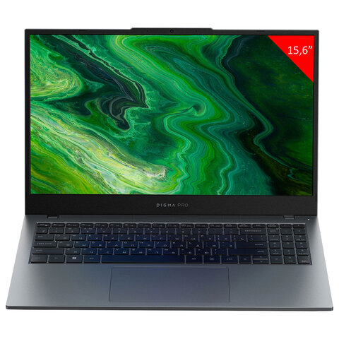 Ноутбук DIGMA Pro Fortis M 15,6" Intel Core i7-1255U, 32 Гб, SSD 512 Гб, Windows 11 Pro, серый, DN15P7-BDXW01