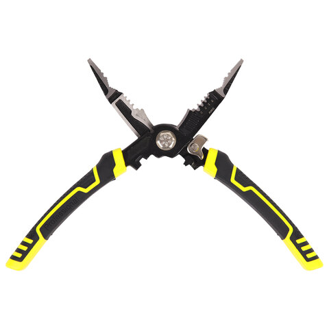 Плоскогубцы многофункциональные 14 в 1, 220 мм, CR-V – хромванадиевая сталь, ГРАНДМАСТЕР, PL-220, 671257