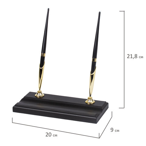 Набор подарочный настольный BESTAR "Ares" из дерева, 7 предметов, цвет "черное дерево", 236354