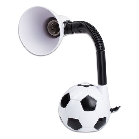 Настольная лампа / светильник SONNEN OU-503, на подставке, цоколь Е27, "Мяч", белый, 236675