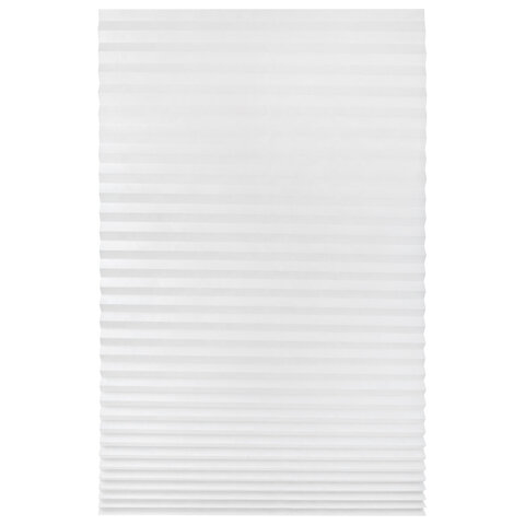 Жалюзи-плиссе, штора тканевая самоклеящаяся BRABIX, 90х180 см, "СТАНДАРТ+", 80 г/м2, цвет белый, 1 шт., 700008