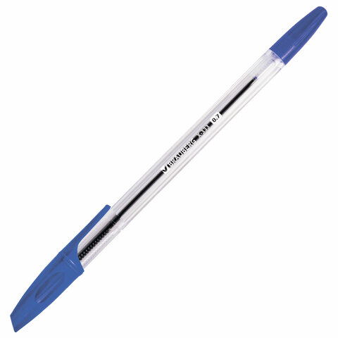 Ручки шариковые BRAUBERG "X-333", СИНИЕ, НАБОР 4 шт., узел 0,7 мм, линия 0,35 мм, 144253
