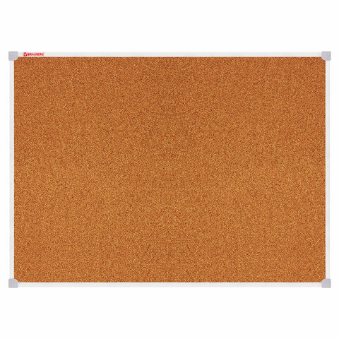 Доска пробковая 70х50 см, ПВХ-рамка, ГАРАНТИЯ 10 ЛЕТ, РОССИЯ, BRAUBERG, 238188