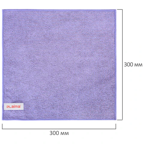 Салфетки из МИКРОФИБРЫ 30х30 см PASTEL COLOUR, big pack, КОМПЛЕКТ 10 штук, 180 г/м2, LAIMA HOME, 700608