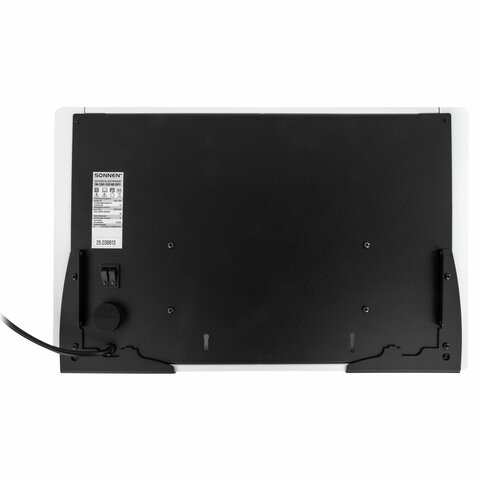 Обогреватель-конвектор SONNEN ONYX-1000.1, 1000 Вт, Х-образный нагревательный элемент, белый, сделано в России, 457629