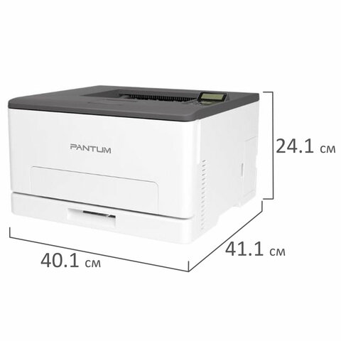 Принтер лазерный ЦВЕТНОЙ PANTUM CP1100DW, А4, 18 стр./мин., 30000 стр./мес, ДУПЛЕКС, Wi-Fi, сетевая карта