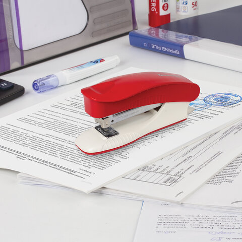 Степлер №24/6, 26/6 BRAUBERG "METROPOLIS", до 30 листов, ассорти, 228753