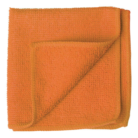 Салфетки из МИКРОФИБРЫ 25х25 см, КОМПЛЕКТ 4 шт. (2 стандарт, 2 клетка), 180 г/м2, ЛЮБАША, 603936