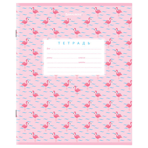 Тетрадь 12 л. BRAUBERG, клетка, обложка картон, "ПАТТЕРН", 106463