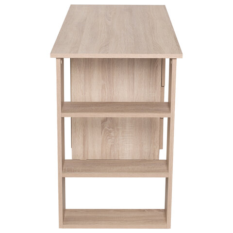 Стол письменный/компьютерный BRABIX "Scandi CD-016", 1100х500х750 мм, 4 ящика, дуб сонома, 641892, ЦБ013707-2