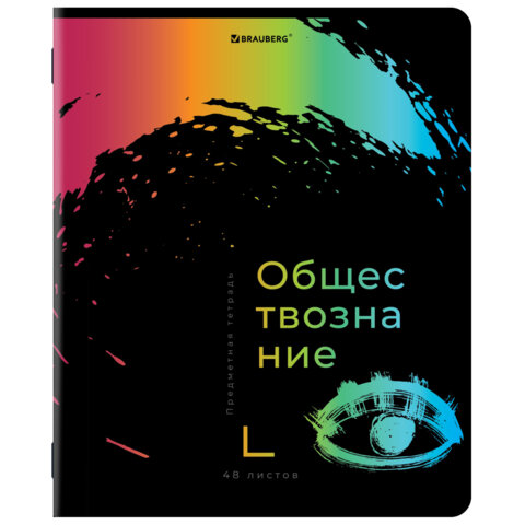Тетради предметные, КОМПЛЕКТ 12 ПРЕДМЕТОВ, 48 л., матовая ламинация, лак, BRAUBERG, "BRIGHT COLOURS", 404838