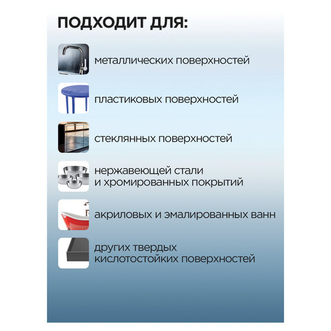Чистящее средство 500 мл, ЗОЛУШКА "Санитарный", с антибактериальным эффектом, Ч13-0