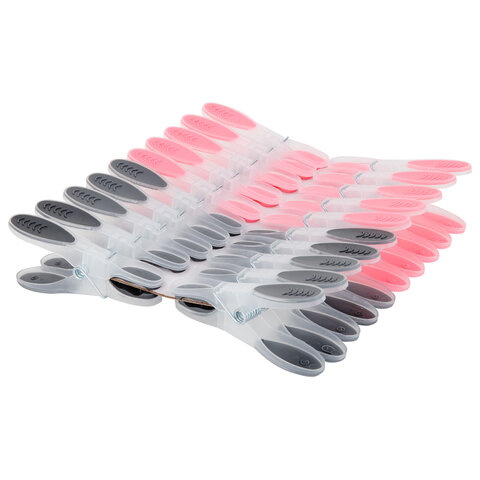 Прищепки бельевые 8,2 см, КОМПЛЕКТ 20 штук, прорезиненный пластик, ассорти, PRIMILA (ПРИМИЛА) PREMIUM, 700522