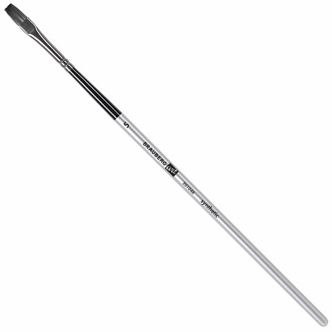 Кисти художественные набор 23 шт., синтетика с мастихином, в пенале, BRAUBERG ART DEBUT, 201048