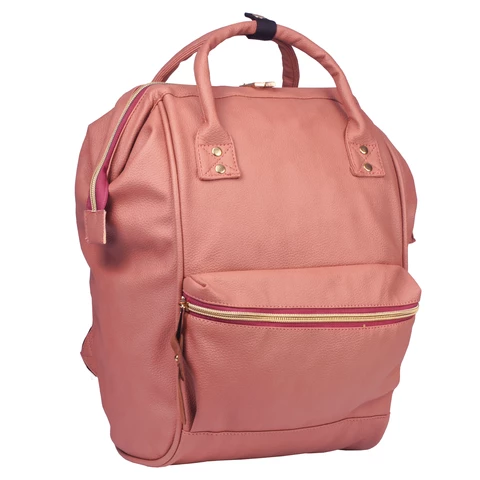 Рюкзак BRAUBERG CELEBRITY универсальный, экокожа, длинные ручки, коралловый, 34х23х15 см, 227078