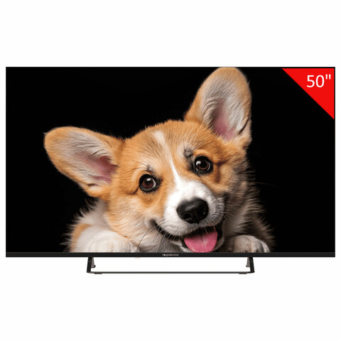 Телевизор TOPDEVICE TDTV50CS03U_BK, 50'' (126 см), 3840x2160, 4K, 16:9 SmartTV, Wi-Fi, Bluetooth, черный