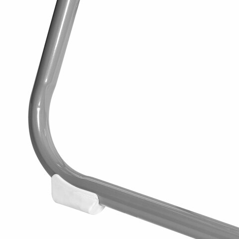 Стулья складные BRABIX "Golf Lite CF-017", КОМПЛЕКТ 4 шт., серебристый каркас, пластик, белый, 533035
