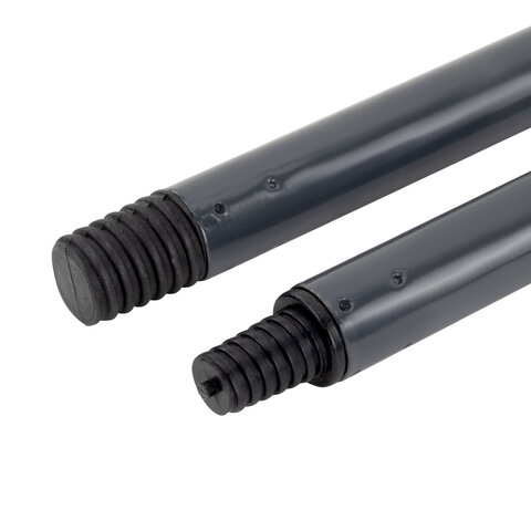 Совок для мусора КОМПЛЕКТ щетка + совок + 2 рукоятки 80 см и 87 см с резьбой, ЛЕНИВКА, ЛЮБАША, 700056