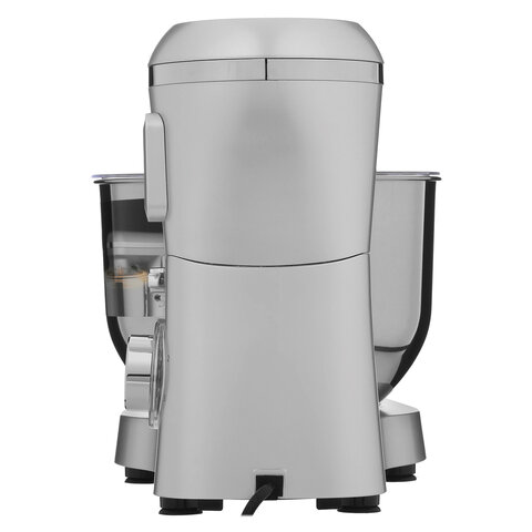 Миксер планетарный BQ (БИ-КЬЮ) MX640, 1600 Вт, 6 скоростей, 3 насадки, металлическая чаша 6 л, серебро, 86194435