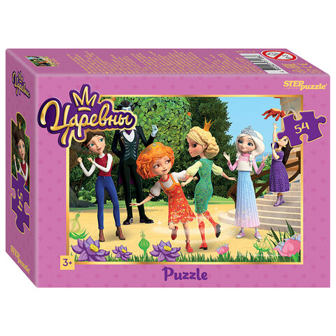 Пазл картонный 54 элемента, ЛИЦЕНЗИОННЫЕ СЮЖЕТЫ, АССОРТИ, 9х6,5,х2,5 см