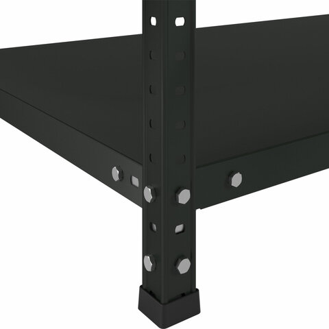 Стеллаж металлический BRABIX "ГРАФИТ MS KD-180/50-5", лофт, 1800х1000х500 мм, 5 полок, 291270, S240BR145593