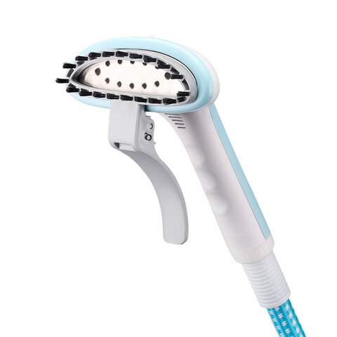 Отпариватель BQ (БИ-КЬЮ) SG5005S, 1800 Вт, пар 35 г/мин, резервуар 1,5 л, 1 режим, 1 насадка, белый/синий, 86195622