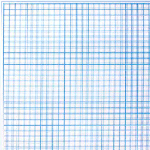 Бумага масштабно-координатная (миллиметровая), папка, А4, голубая, 20 листов, ПЛОТНАЯ 80 г/м2, STAFF, 113485