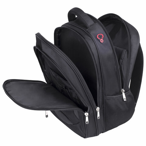 Рюкзак BRAUBERG FUNCTIONAL с отделением для ноутбука, 3 отделения, нагрудный ремешок, "Relax", 46х35х25 см, 224455