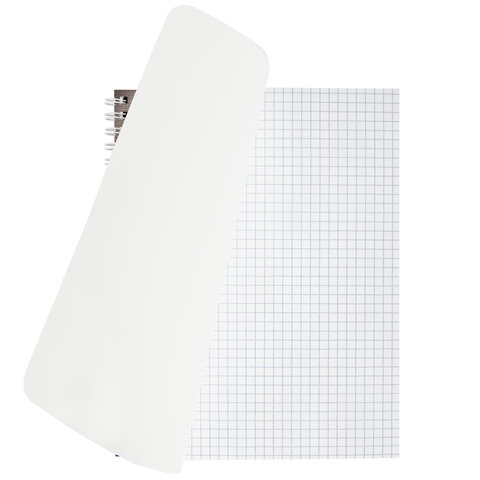 Тетрадь бумвинил, А5, 96 л., гребень, офсет №1, клетка, КОРИЧНЕВАЯ Metallic, HATBER, 059709, 96Т5бвВ1гр