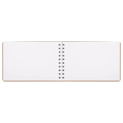 Скетчбук, белая бумага 120 г/м2 + крафт 80 г/м2 142х212 мм, 60 + 20 л., гребень, BRAUBERG ART DEBUT, 112981