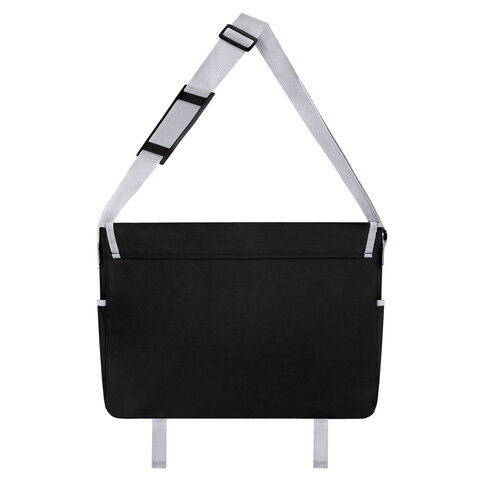 Сумка для художника БОЛЬШАЯ А3+ (46 см х 36 см), 3 отделения, черная, BRAUBERG ART CLASSIC, 272983