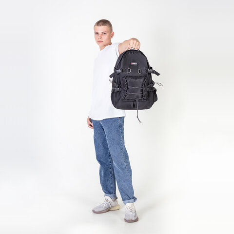 Рюкзак HEIKKI CHALLENGE (ХЕЙКИ) универсальный, карман для ноутбука, "Flex", черный, 45х32х17 см, 272579