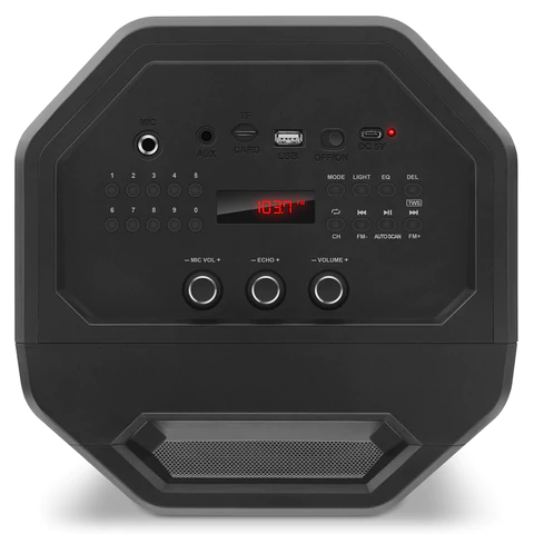Колонка портативная SVEN PS-680, 2.0, 65 Вт, Bluetooth, FM, USB, microSD, черный, SV-020187