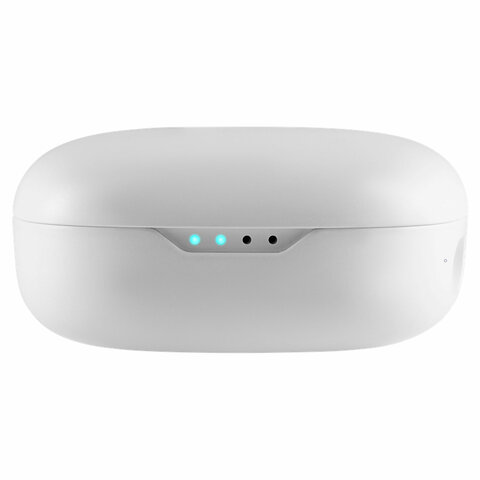 Наушники с микрофоном (гарнитура) DEFENDER TWINS 920, Bluetooth, беспроводные, белые, 63920