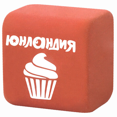 Набор ластиков ЮНЛАНДИЯ "СЛАДКИЕ ИСТОРИИ" 6 шт., размер 21х21х16 мм, ароматизированные, 229584,