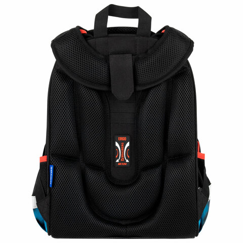 Ранец BRAUBERG PREMIUM, 2 отделения, с брелоком, "Foggy car", 3D-панель, 38х29х16 см, 273103