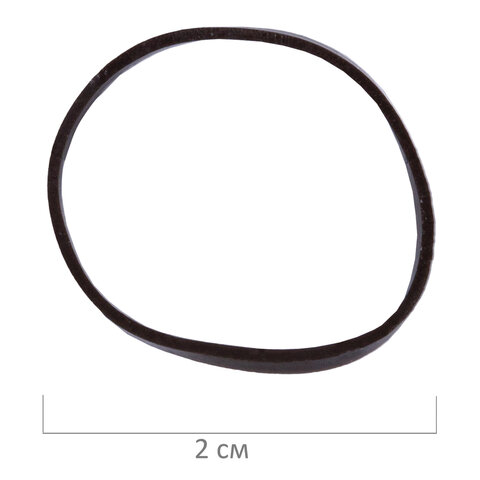 Резинки для волос НАБОР 250 шт., силиконовые, большие, чёрный, прозрачный, MONTE VITA (МОНТЕ ВИТА), 457066