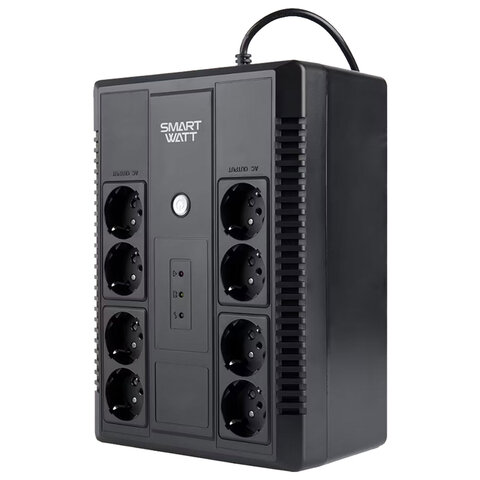 Источник бесперебойного питания SMARTWATT UPS SAFE PRO 850, 850 ВА (510 Вт), 8 розеток, 3703020270005