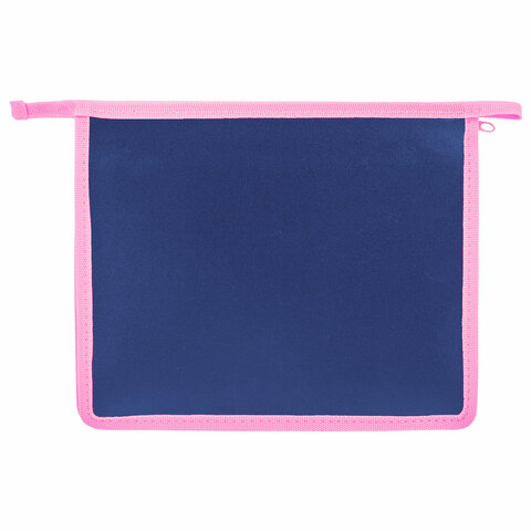 Папка для тетрадей ПИФАГОР А5, 1 отделение, пластик, на молнии, "Magic kitty", 273327