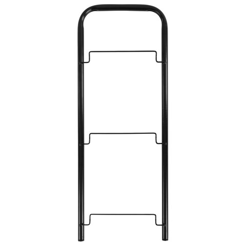 Этажерка (тележка) BOOMHOUSE (БУМХАУС) RC-003 3 яруса, на колесах, В62,5хШ42,5хГ25,5 см, металл, черная, 701455