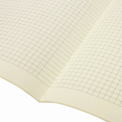 Тетрадь 40 л. в клетку обложка SoftTouch, бежевая бумага 70 г/м2, сшивка, А5 (147х210 мм), РЕКА, BRAUBERG, 403790