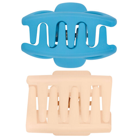 Крабы для волос НАБОР 6 шт., 2,5 см, soft touch, АССОРТИ, MONTE VITA (МОНТЕ ВИТА), 457029