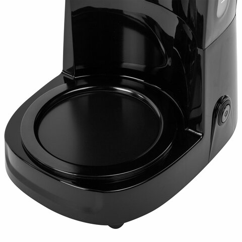 Кофеварка капельная SONNEN CM1095, 900 Вт, объем 1,8 л, подогрев кофе, противокапельная система, черная, 456334
