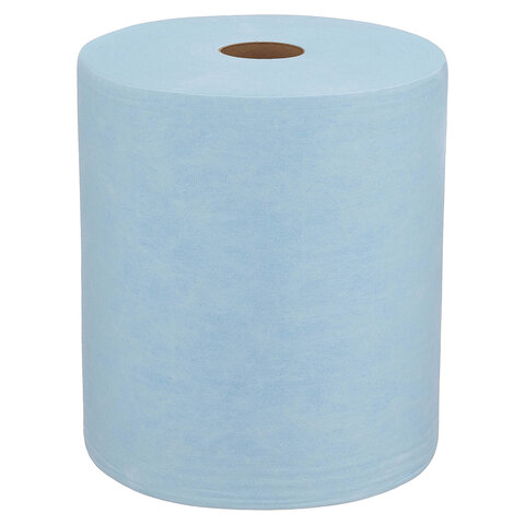 Протирочный нетканый материал KIMBERLY-CLARK Wypall X60, 500 листов в рулоне, 31,5х38 см, голубой, 8371