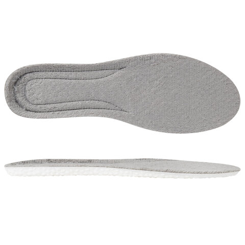 Стельки для обуви ЗИМНИЕ УТЕПЛЕННЫЕ, материал PU PRO, размер RU 34-39 / EU 35-40, с линиями выреза, SHEGRA (ШЕГРА), 700759